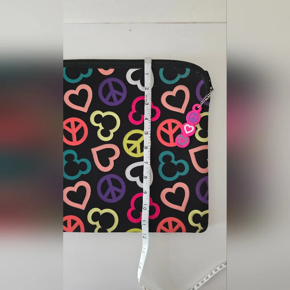 Disney Mickey Mouse Reversible Laptop Sleeve Multicolor Icons & Collage